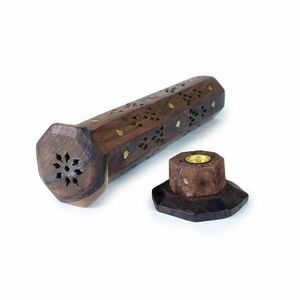 Wooden Incense Burner - Octagon Tower